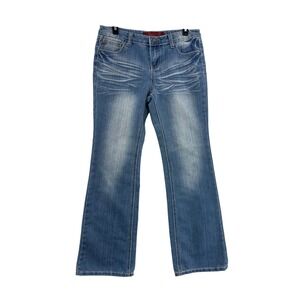 Seven Jeans Embellished Pocket‎ Bootcut Jeans Blue Wash Size 16